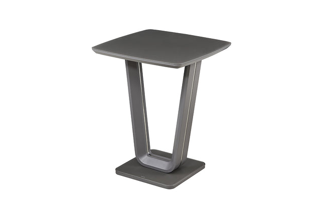 Lazzaro Bar Table Graphite Grey Matt 800