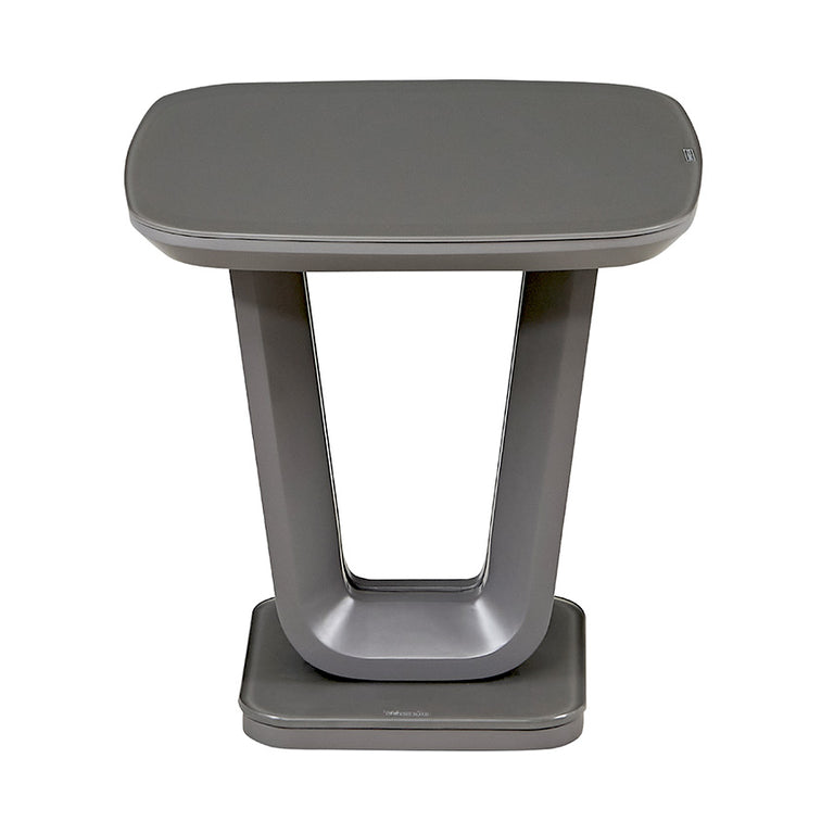 Lazzaro Lamp Table Graphite Grey Matt 500