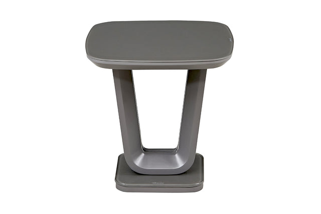Lazzaro Lamp Table Graphite Grey Matt 500