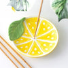 Lemon Slice Ceramic Incense Stick Holder in kitchen