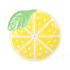 Lemon Slice Ceramic Incense Stick Holder  white background