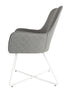 Create a sophisticated outdoor dining space with the Santorini Garden Dining Chair B (Pair) in Light Grey.