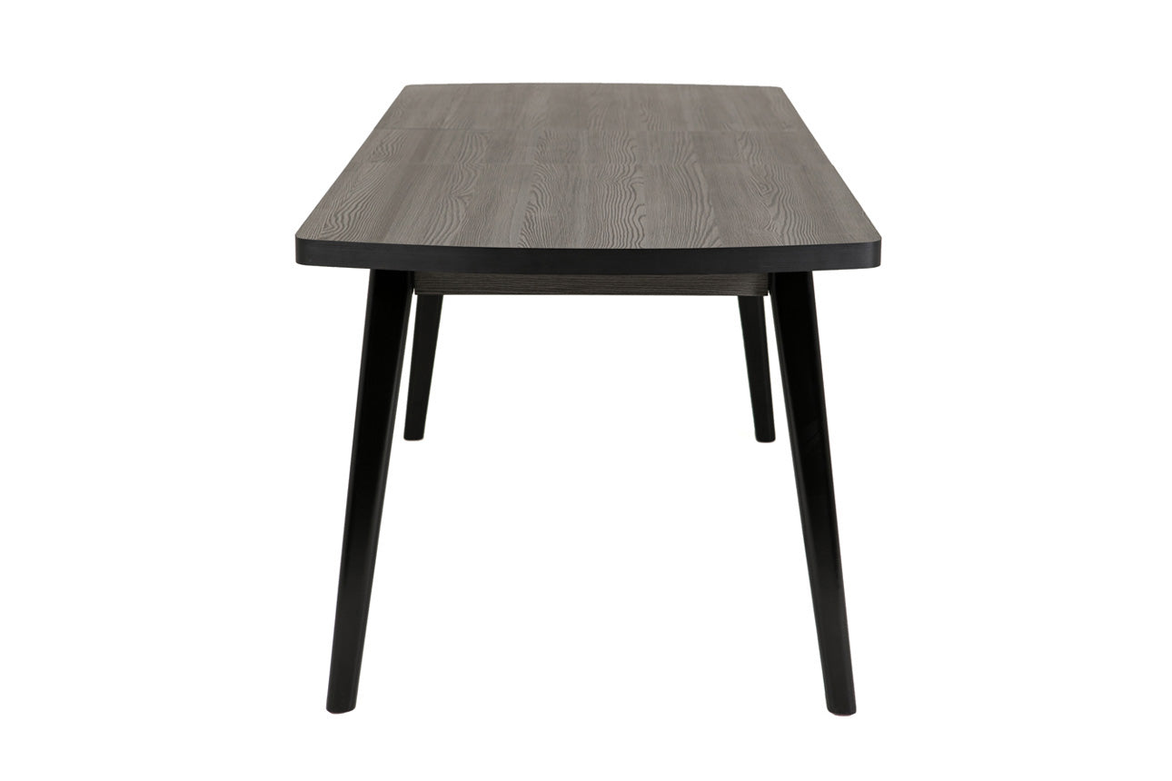 Grey table top black shop legs