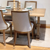 Timeless straw wash finish dining chair