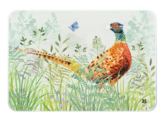 Introducing the Eddington National Trust Pheasant Medium Worktop Protector – a captivating and practical addition to your kitchen, blending the beauty of nature with countertop protection.