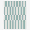 Optimism Stripe Blue wallpaper featuring modern stripe design in duck egg blue