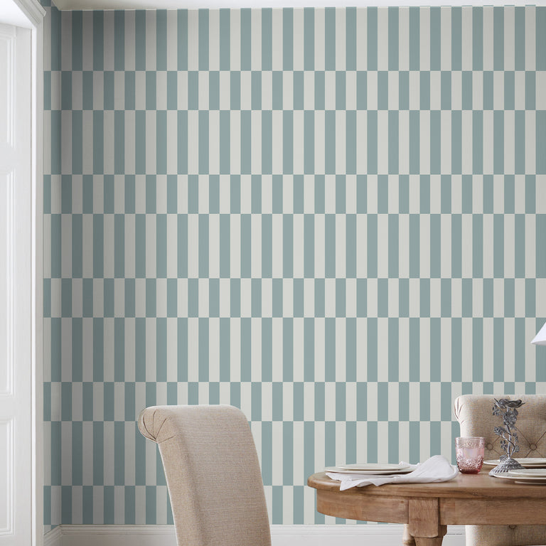 Next Wallpaper Optimism Stripe Blue