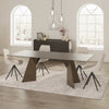 Osiris Dining Table 2200 Stone Golden Black