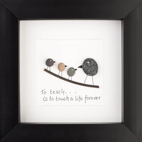 Teacher Black Frame 4x4