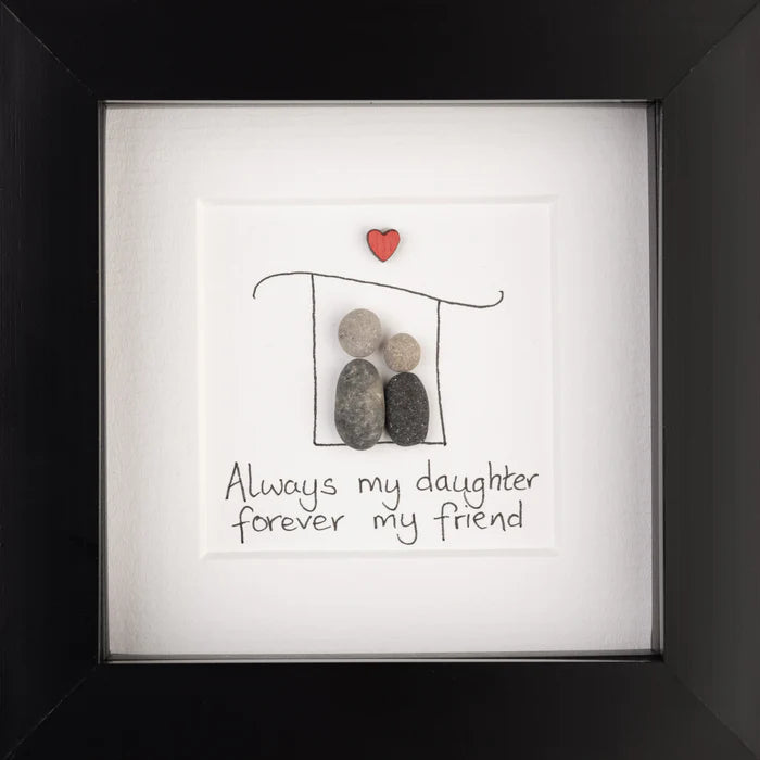 Always My Daughter Black Frame 4x4