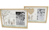 Pebble Family Photo Frame 4x6 Decorative Art Keepsake Wall & Table Display