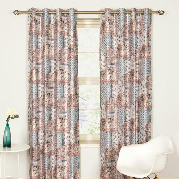 Elegant russet curtains for your home decor