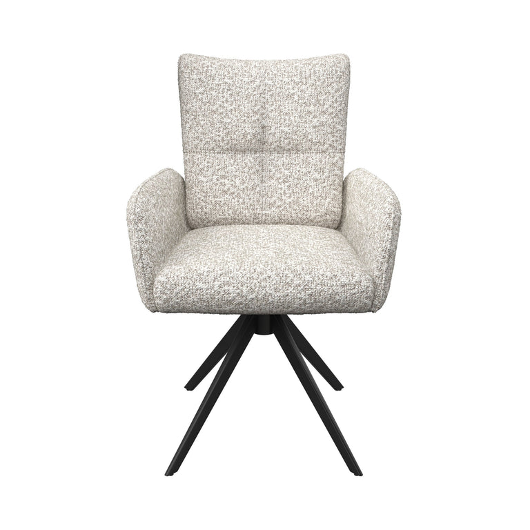 Torelli Rimini Swivel Armchair Ivory
