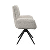 Torelli Rimini swivel armchair in ivory fabric