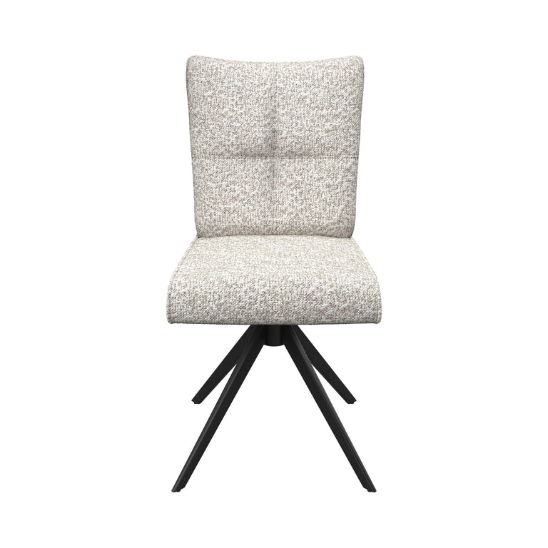 Torelli Rimini Swivel Armless Chair Ivory