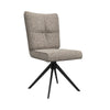 Torelli Rimini armless swivel chair in oatmeal fabric