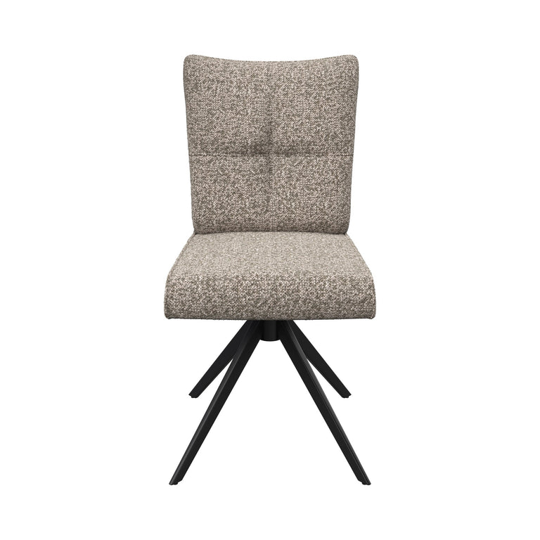 Torelli Rimini Swivel Armless Chair Oatmeal
