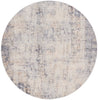 Nourison Rustic Textures Rug 01 Grey Beige - Round