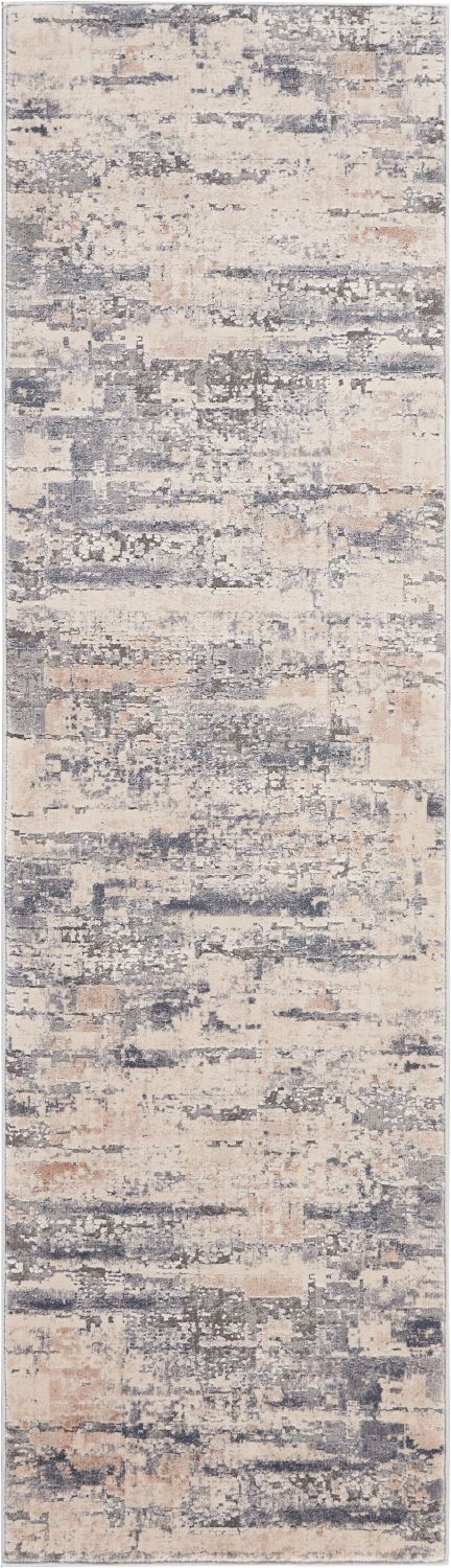 Nourison Rustic Textures Rug 04 Beige Grey - Runner