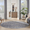 Nourison Rustic Textures Rug 06 Grey Beige - Round