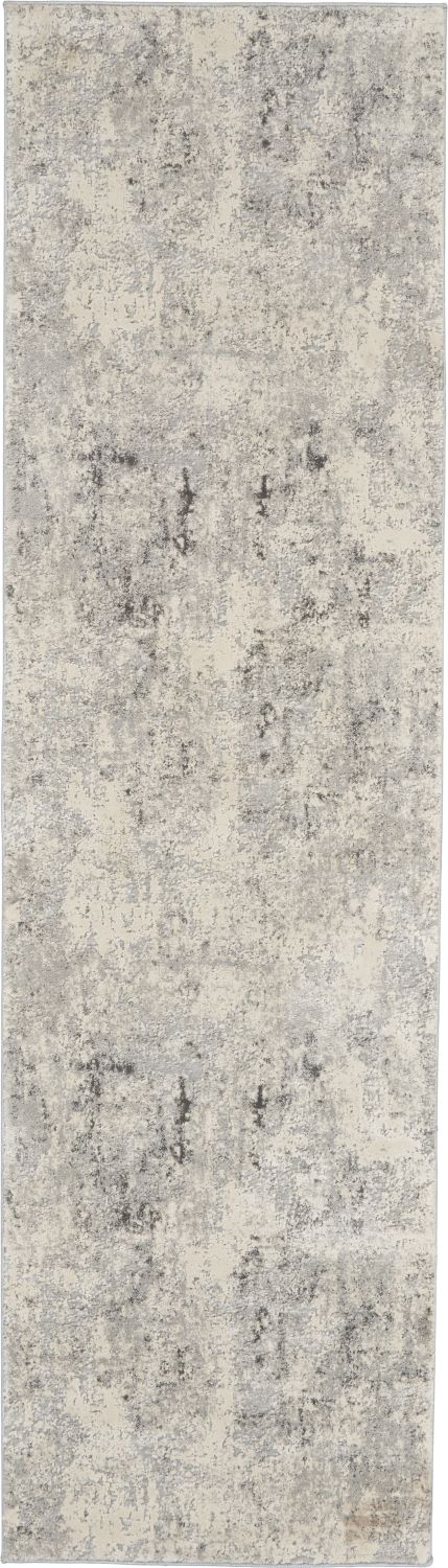 Nourison Rustic Textures Rug 07 Grey Beige - Runner