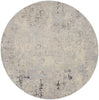 Nourison Rustic Textures Rug 07 Grey Beige - Round