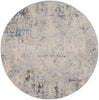 Nourison Rustic Textures Rug 07 Ivory Grey Blue - Round