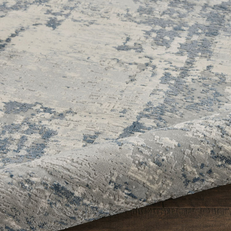 Nourison Rustic Textures Rug 10 Ivory Blue - Runner