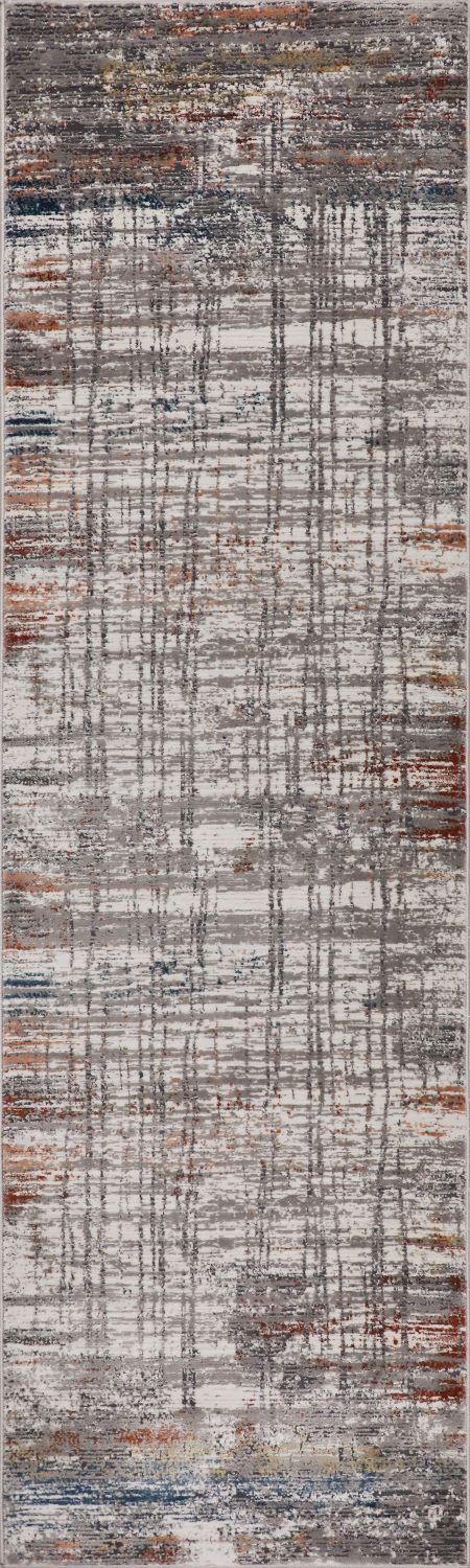 Nourison Rustic Textures Rug 12 Grey Multi - Runner