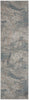 Nourison Rustic Textures Rug 15 Light Grey Blue - Runner