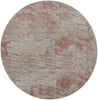 Nourison Rustic Textures Rug 15 Light Grey Rust - Round
