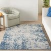 Nourison Rustic Textures Rug 16 Grey Blue - Round