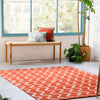 Scion Ribbon 124300 Coral Orange Rug