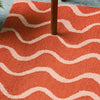 Scion Ribbon 124300 Coral Orange Rug