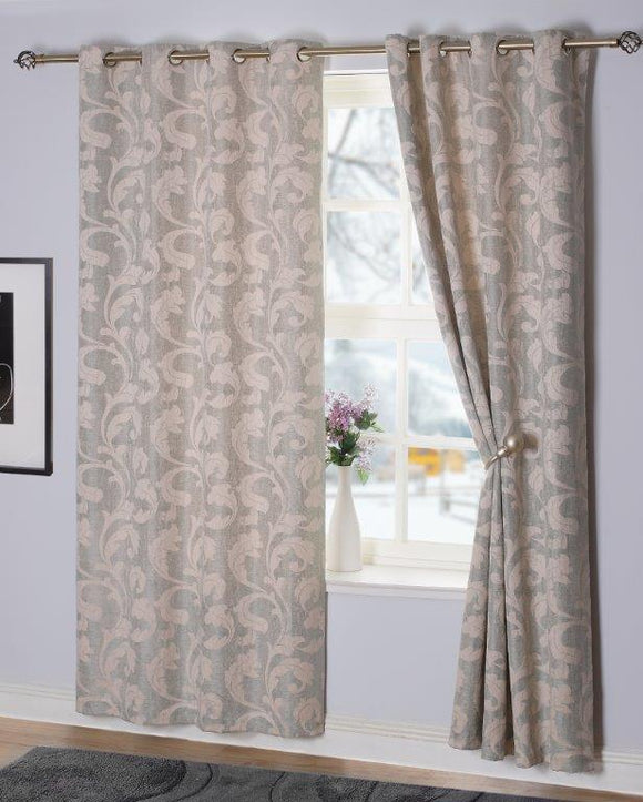 Serene duck egg curtains to refresh your home