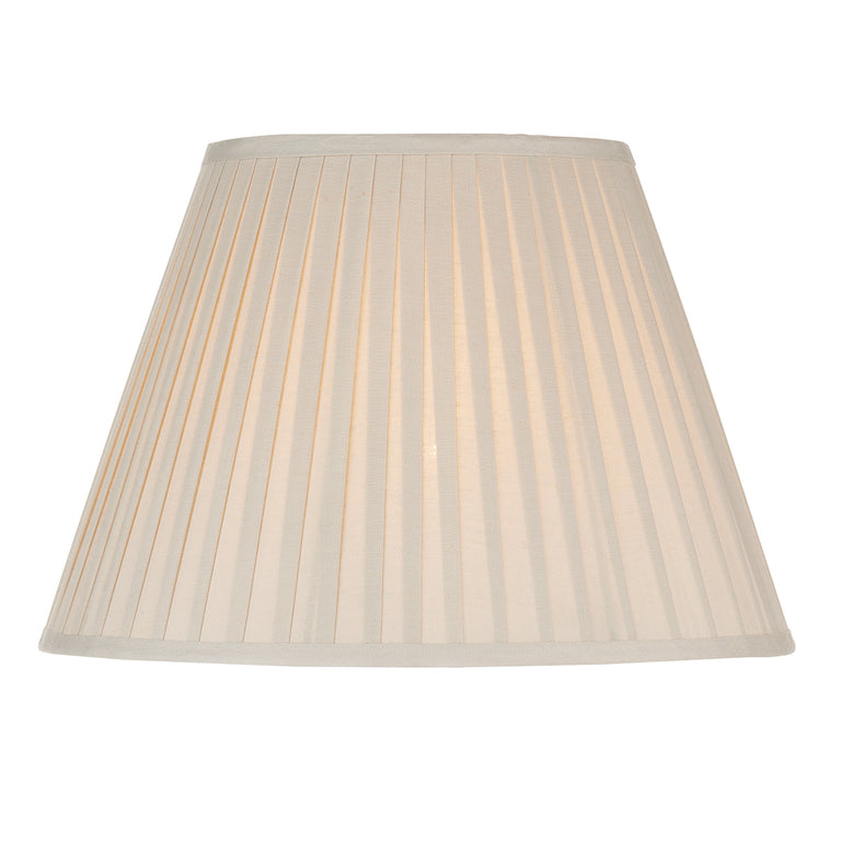 Taupe Cotton Tapered Drum Shade 43cm