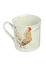 Start your day on a bright note with the Pecking Order Mug Set Of 2, beautifully crafted mugs adorned with pecking hens that bring a touch of nature to your morning routine.