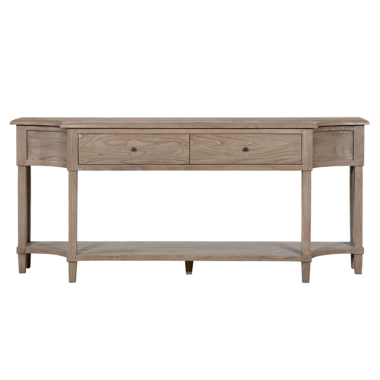 Sofia Sofa Table Large Rustic Brown