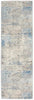 Nourison Solace Rug 01 Ivory Grey Blue - Runner