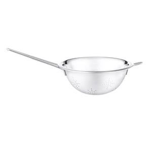 Stainless Steel Rice Colander 20cm: Easily rinse and strain rice with this durable and practical colander, crafted from stainless steel for reliable performance.