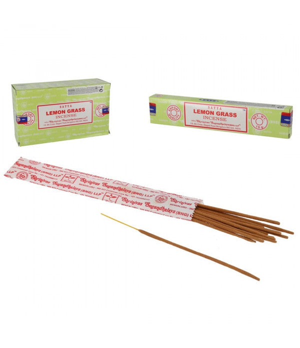Satya Lemon Grass Incense Sticks | Natural Aromatic Home Fragrance | Candles Collection