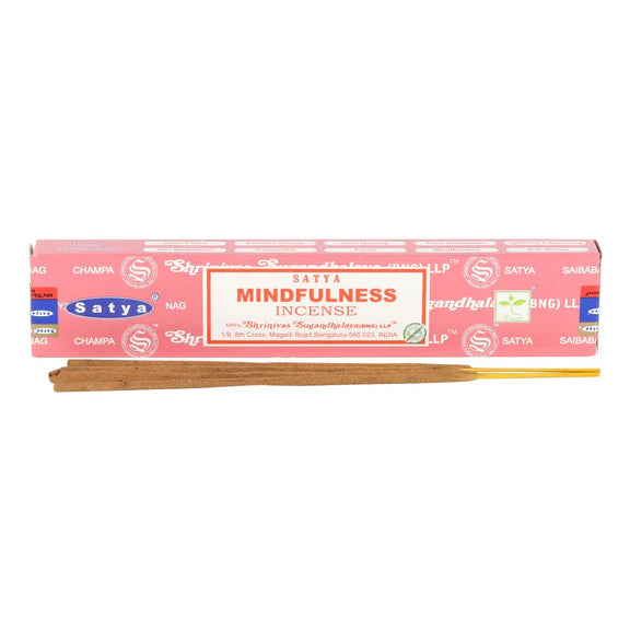 Satya Mindfulness Incense Sticks – Premium Incense for Meditation, Relaxation & Candles Use