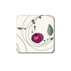 Denby Set of 6 Tiffany Rose Coasters white background