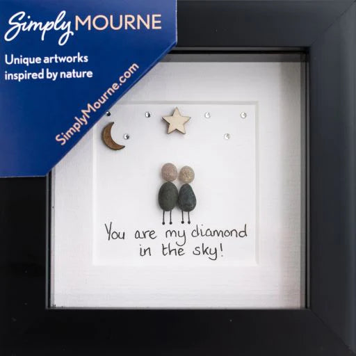 You Are My Dimond In The Sky Black Frame 4x4