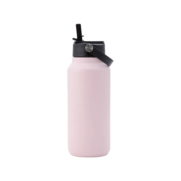 Smidge Bottle 900ml Summer Blush – Leak-Proof Insulated Stainless Steel Drink Bottle with Straw & Handle
