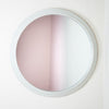 Oyster stepped round wall mirror shown from another angle (3)