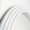 Oyster stepped round wall mirror shown from another angle (6)