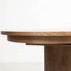 Cofra Ivy oval extending dining table in Bordo oak
