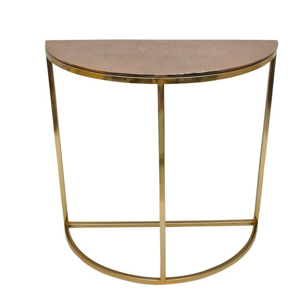 Anika Half Round Console Table Shop Console Tables Online Foy and