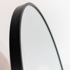 Modena Floor Standing Mirror Black 160cm – Full Length Arch Mirror